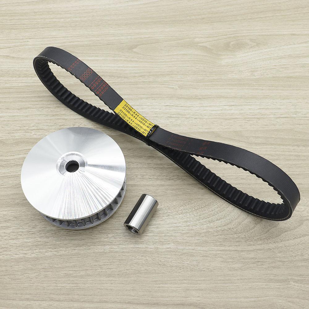 Front drive + belt for ZOOMERX NEW/SCOOPY-I LED/SCOOPY-I/MOOVE. Drive wheel set, drive face with roller weights, original variator. Code K44