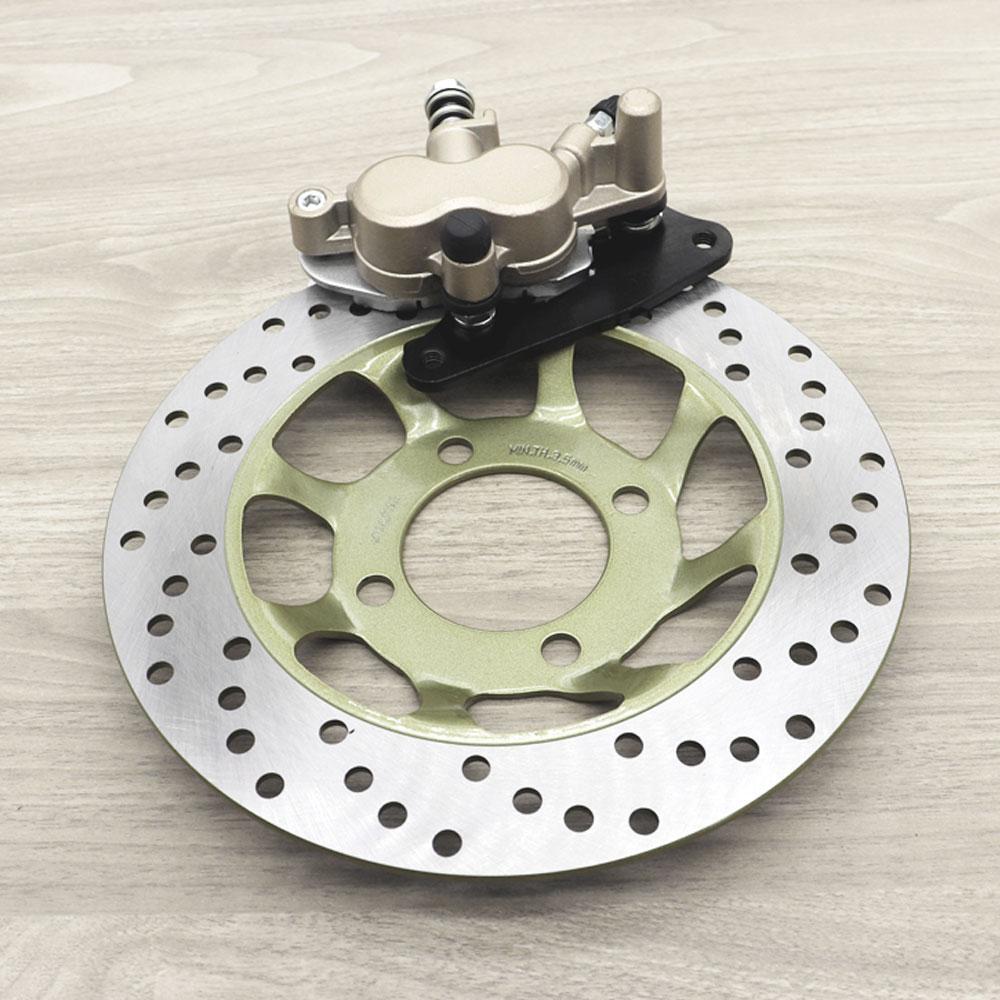 6-piece Value Set: Front shock assembly for Wave 125 R, S, X / Wave 100S. Includes front shock, lower pump, upper pump, speedometer housing set, disc brake hose, and disc brake rotor. Wave 125.