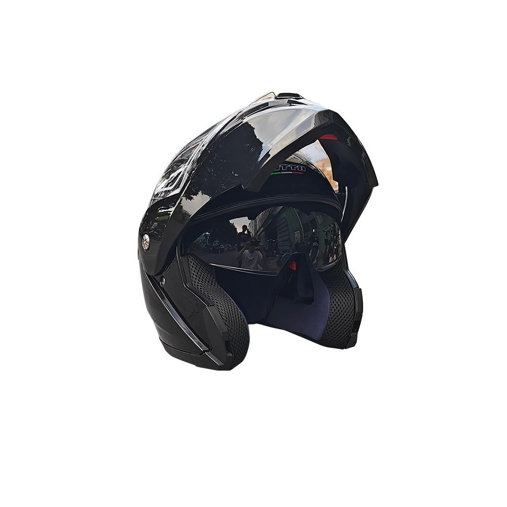 TUTTO 111 หมวกกันน็อครถจักรยานยนต์ที่มีใบรับรอง DOT + CCC Double Flip Helmet