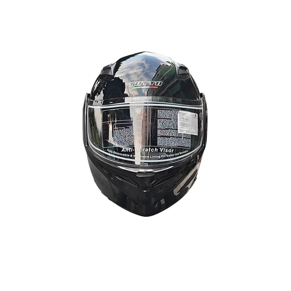TUTTO 111 หมวกกันน็อครถจักรยานยนต์ที่มีใบรับรอง DOT + CCC Double Flip Helmet