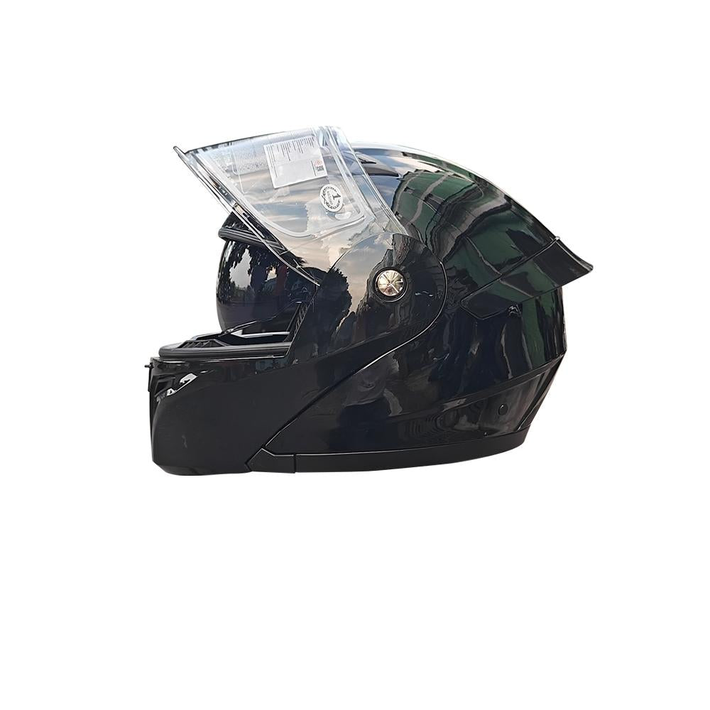 TUTTO 111 หมวกกันน็อครถจักรยานยนต์ที่มีใบรับรอง DOT + CCC Double Flip Helmet