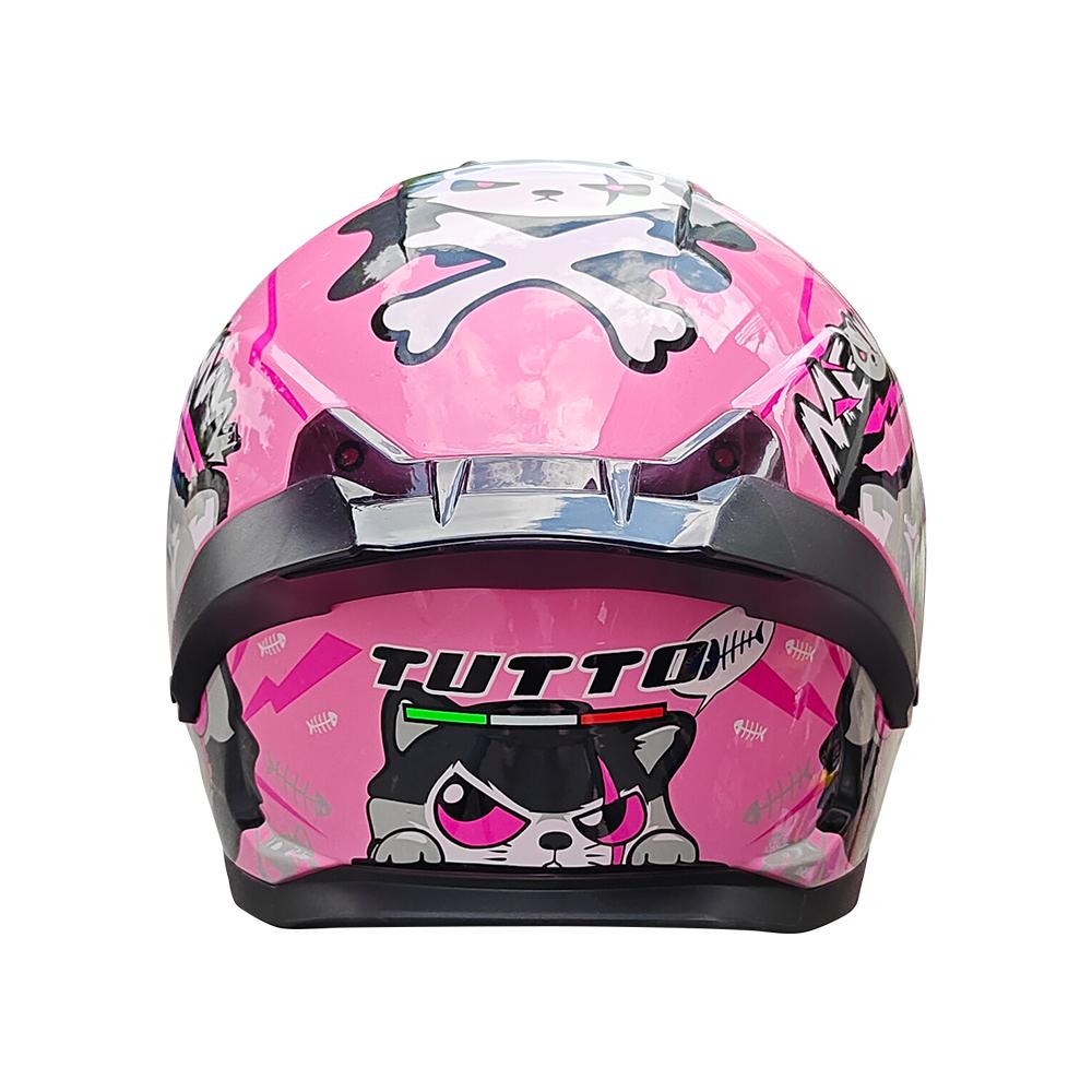 TUTTO K7 2025 หมวกกันน็อคคู่รัก สีสดใส น่ารัก หมวกกันน็อคเต็มใบสำหรับผู้หญิง หมวกกันน็อคให้แฟน วัสดุแข็งแรง ปลอดภัย