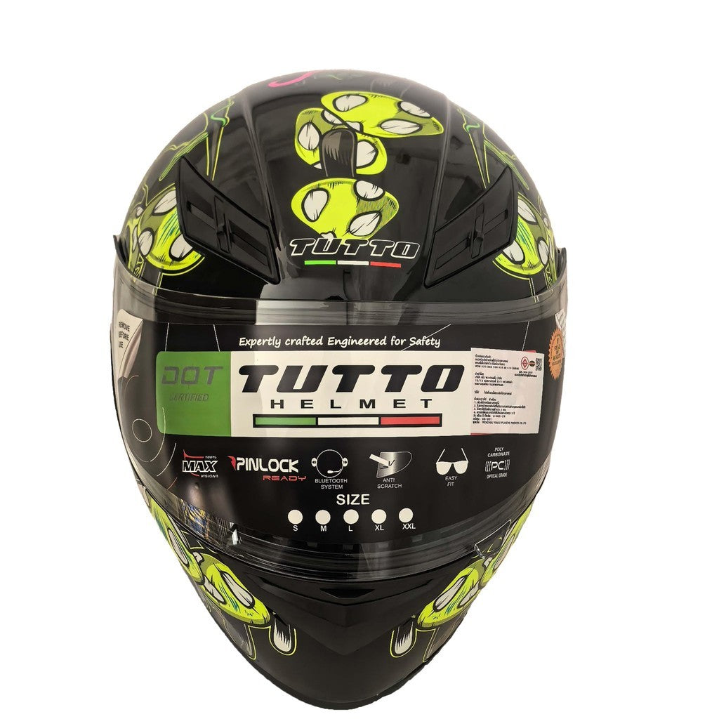 TUTTO K3 หมวกกันน็อคเต็มใบ แว่น2ชั้น | แถมฟรีชิวหน้า 200฿