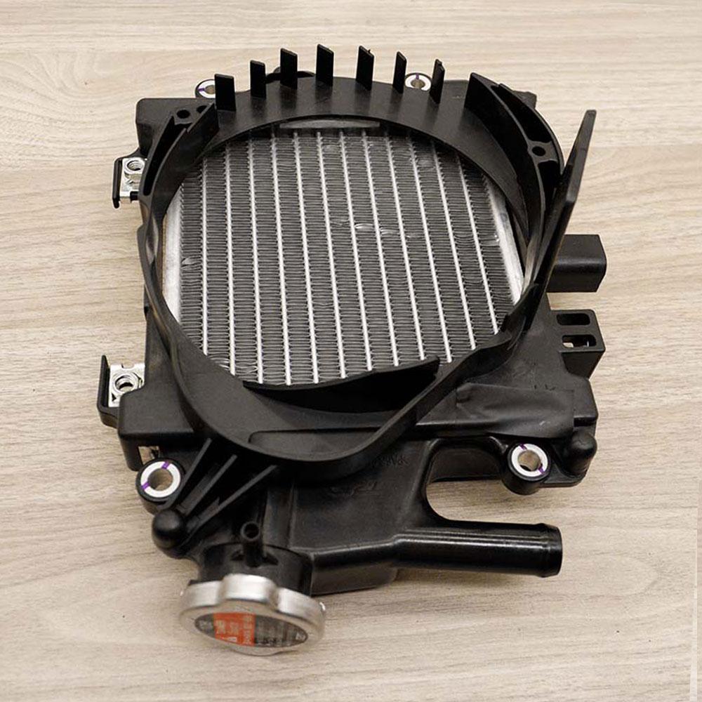 หม้อน้ำ พีซีเอ็กซ์ ทรงเดิมตรงรุ่น PCX/PCX125/PCX150 งานอลูมิเนียม หม้อน้ำมอไซ