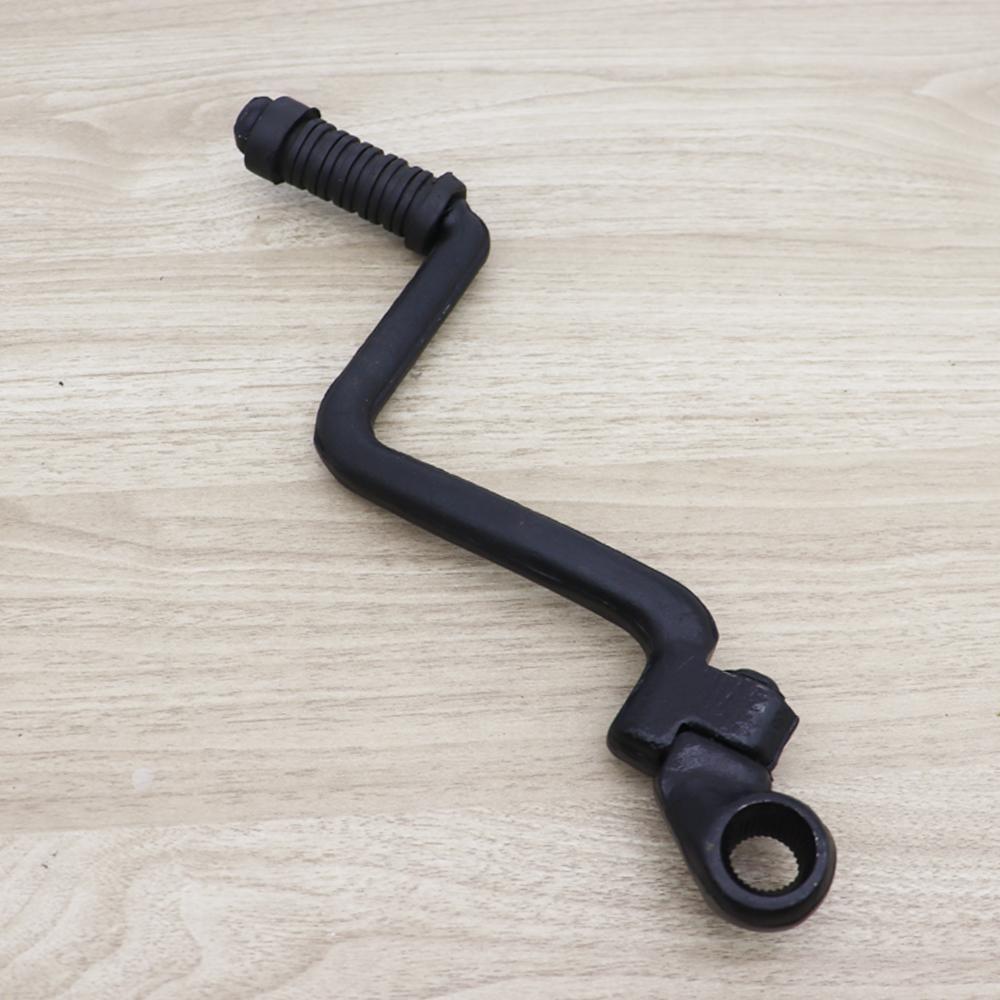 Kick starter lever for JR120/JR, durable, black, strong and secure, good quality.