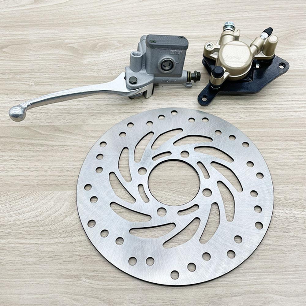 5-Piece Value Set: Front Shock Absorber Kit for Wave 110i/Wave 125i, OEM Front Disc Brake, Brake Line, Bottom Pump, and Top Pump for Wave 110i. 125i Disc Brake and Front Pump.