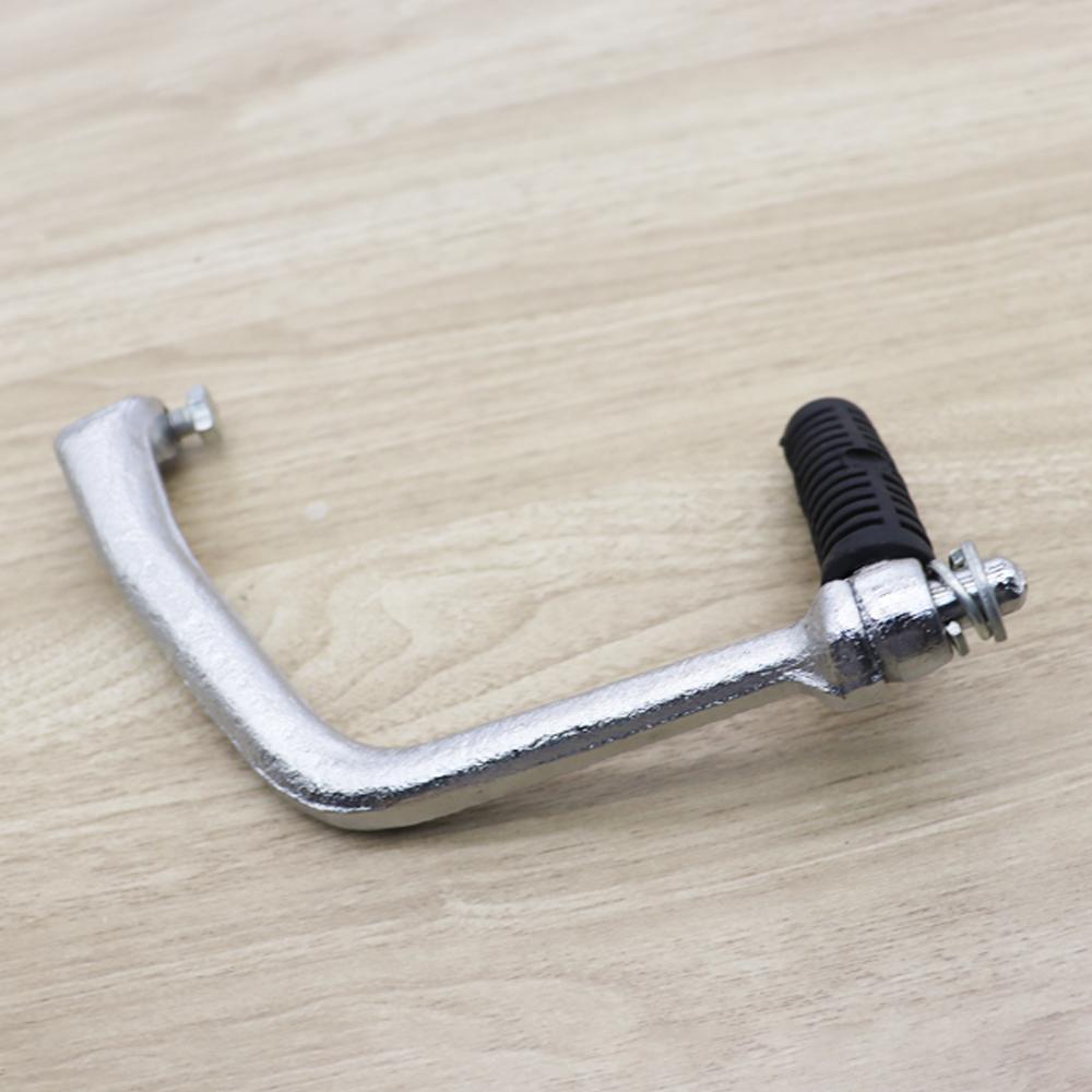 Kickstart lever + nut for Wave125i new 2012-2018, chrome plated