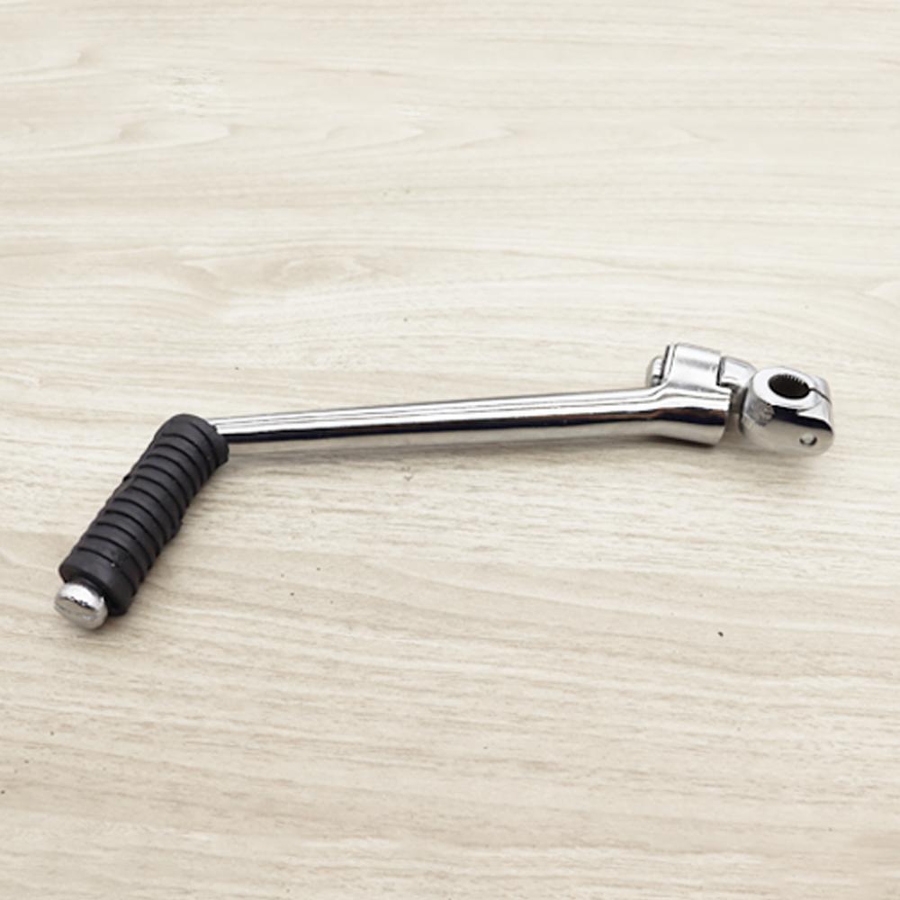 Kick starter + nut for Spark/Spark-Z; Spark kick starter; X-1/Alfa-new/Fresh kick starter; chrome-plated Spark kick starter.