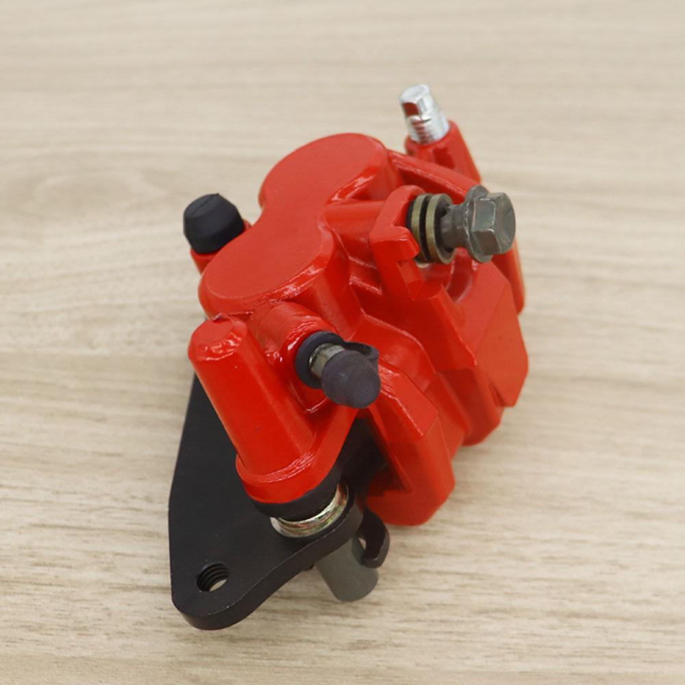 Brake caliper [with pads] Wave 125, Wave 100S; Lower disc brake caliper, Wave 125/R/S/X, MSX125 front wheel, red
