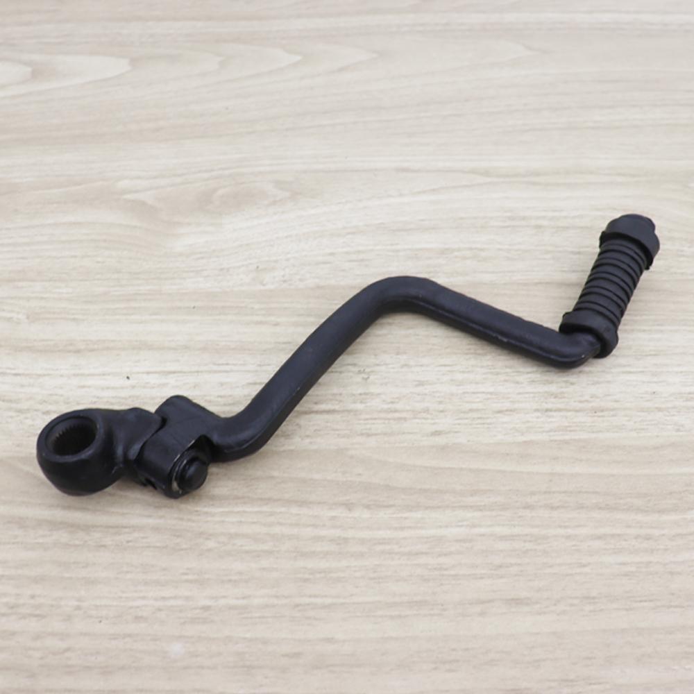 Kick starter lever for JR120/JR, durable, black, strong and secure, good quality.