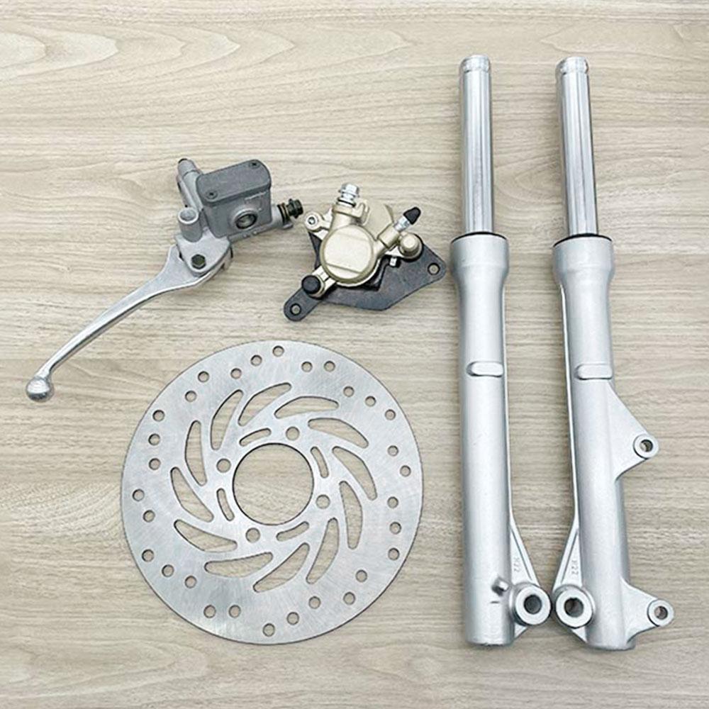 5-Piece Value Set: Front Shock Absorber Kit for Wave 110i/Wave 125i, OEM Front Disc Brake, Brake Line, Bottom Pump, and Top Pump for Wave 110i. 125i Disc Brake and Front Pump.