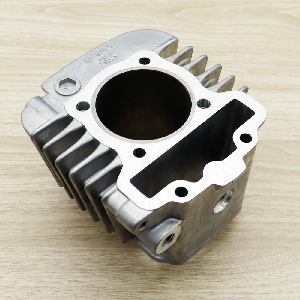 Cylinder block for Wave110i/Dream110i/Dream Supercub/Czi, with piston+piston rings, 56MM piston. Wave110i cylinder block, modified part, complete piston and gasket set.