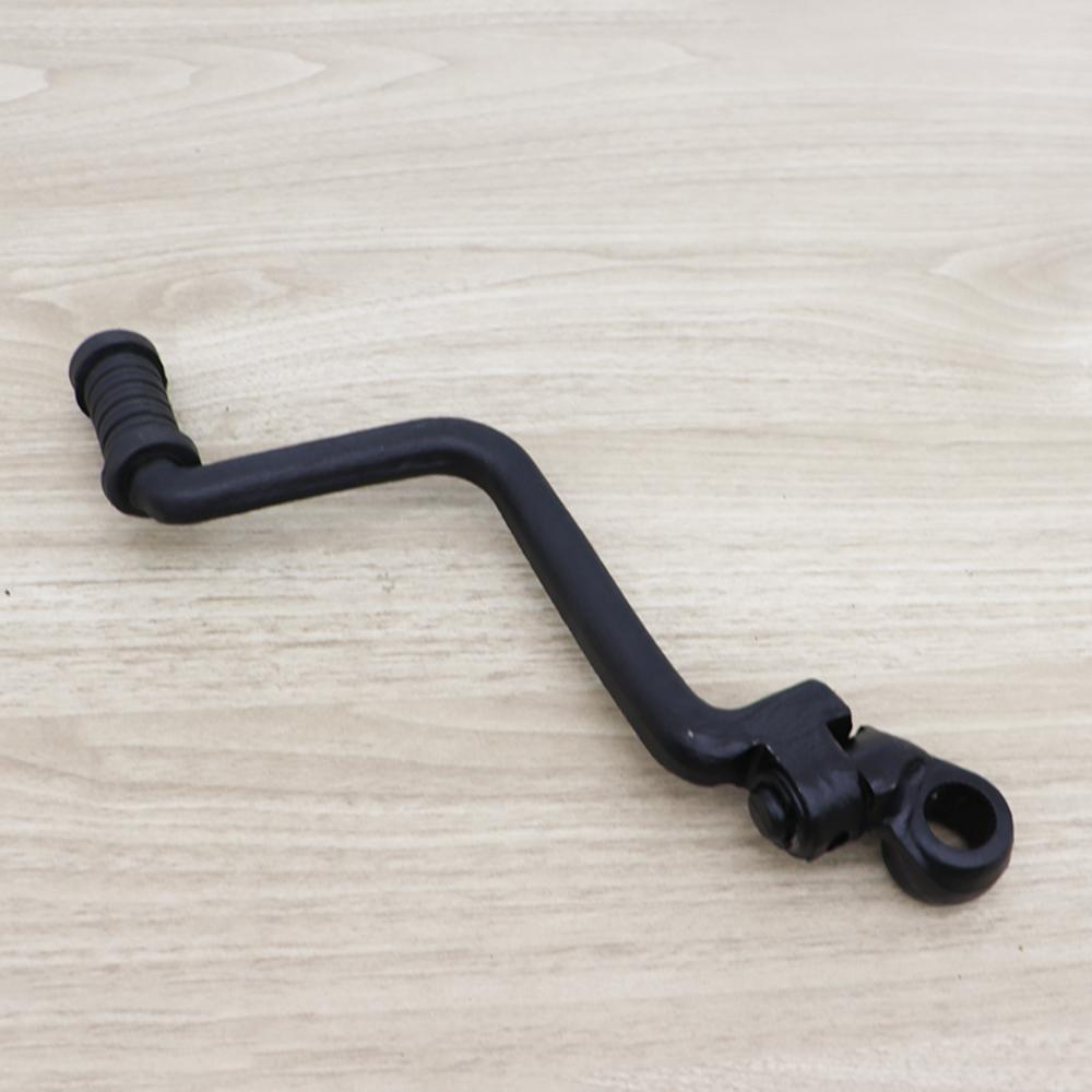 Kick starter lever for JR120/JR, durable, black, strong and secure, good quality.