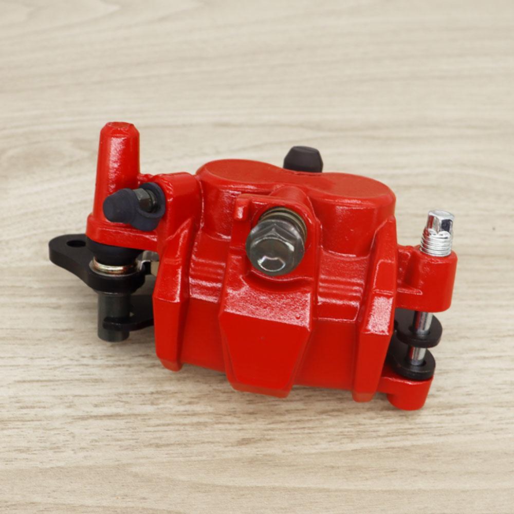 Brake caliper [with pads] Wave 125, Wave 100S; Lower disc brake caliper, Wave 125/R/S/X, MSX125 front wheel, red