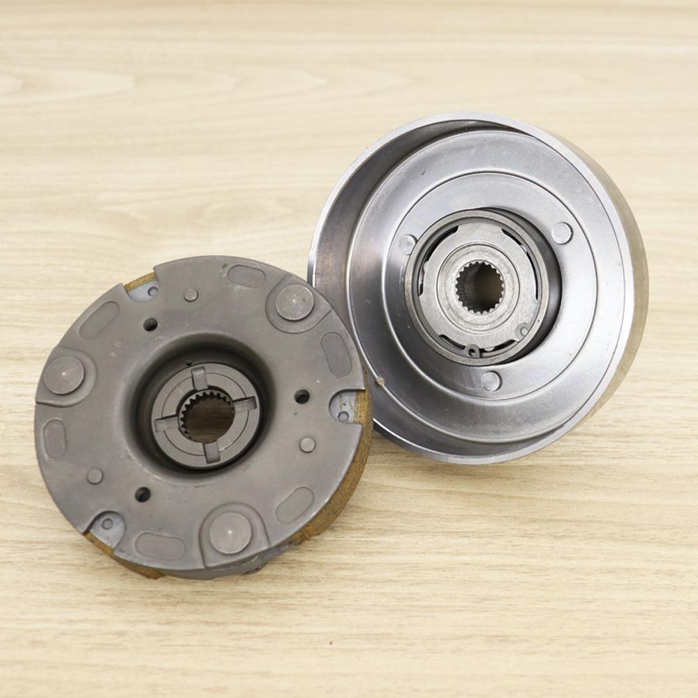 Clutch bell + 3-shoe clutch for Wave110i, Wave110i-old, Dream110i, Super Cub, Czi. Part number KWB.