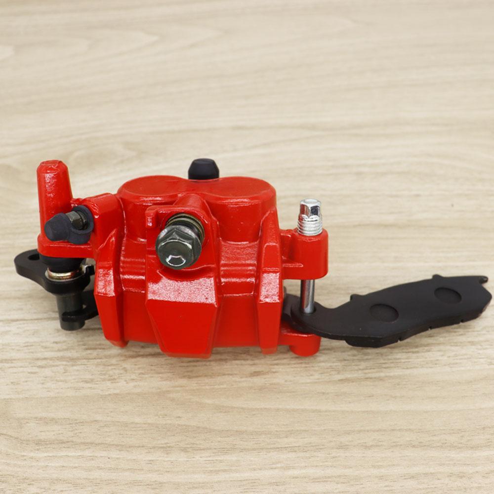 Brake caliper [with pads] Wave 125, Wave 100S; Lower disc brake caliper, Wave 125/R/S/X, MSX125 front wheel, red