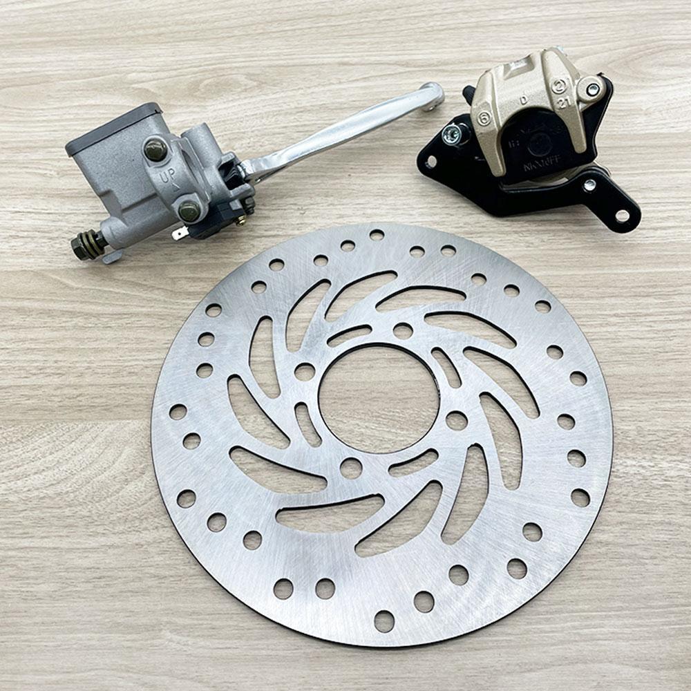 5-Piece Value Set: Front Shock Absorber Kit for Wave 110i/Wave 125i, OEM Front Disc Brake, Brake Line, Bottom Pump, and Top Pump for Wave 110i. 125i Disc Brake and Front Pump.