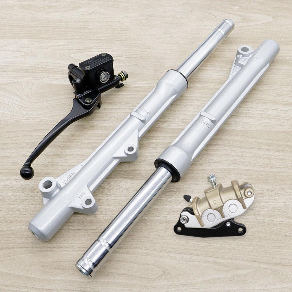 Phuộc trước + đĩa thắng trước Wave 125/Wave 100S, bộ phuộc trước W100/110, heo dầu thắng trước dưới + heo dầu thắng sau W125/R/S/X xe máy