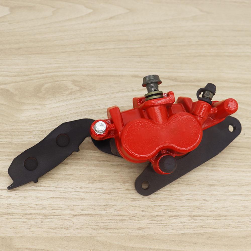 Brake caliper [with pads] Wave 125, Wave 100S; Lower disc brake caliper, Wave 125/R/S/X, MSX125 front wheel, red
