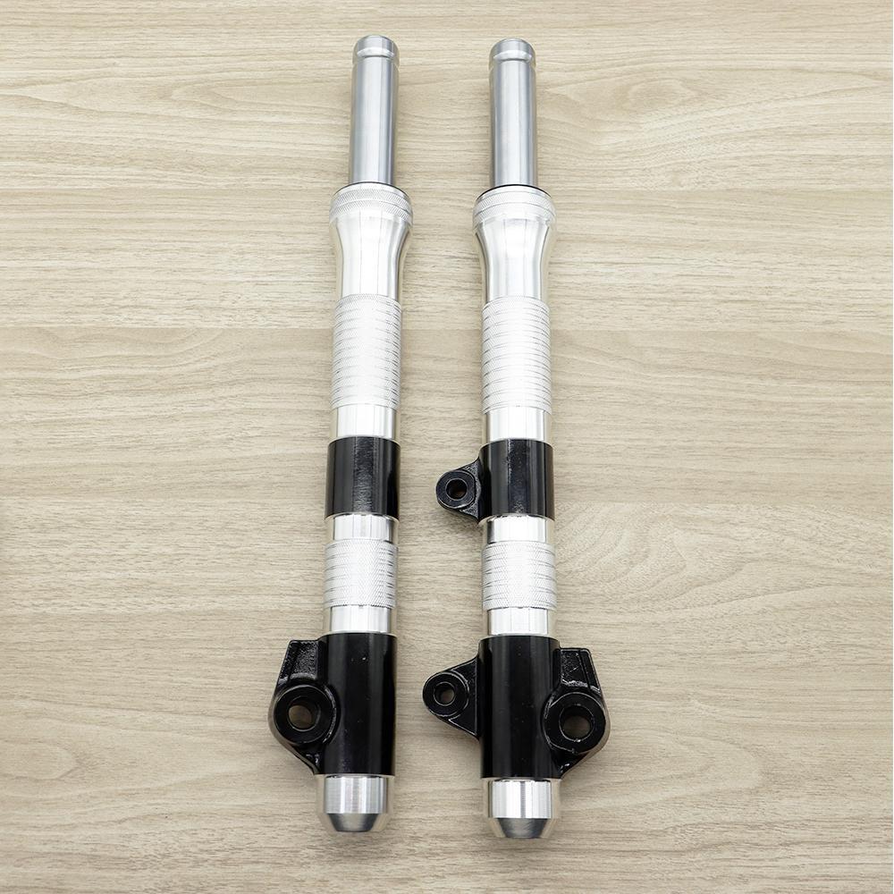 โช๊คโหลดเตี้ย 1คู่ เวฟ125 r/s/i บังลม โช๊คหน้า wave100 โหลด2นิ้ว กลึงCNC กลึงสวย เงาๆสวยๆ ไม่เป็นสนิม อัดน้ำมัน