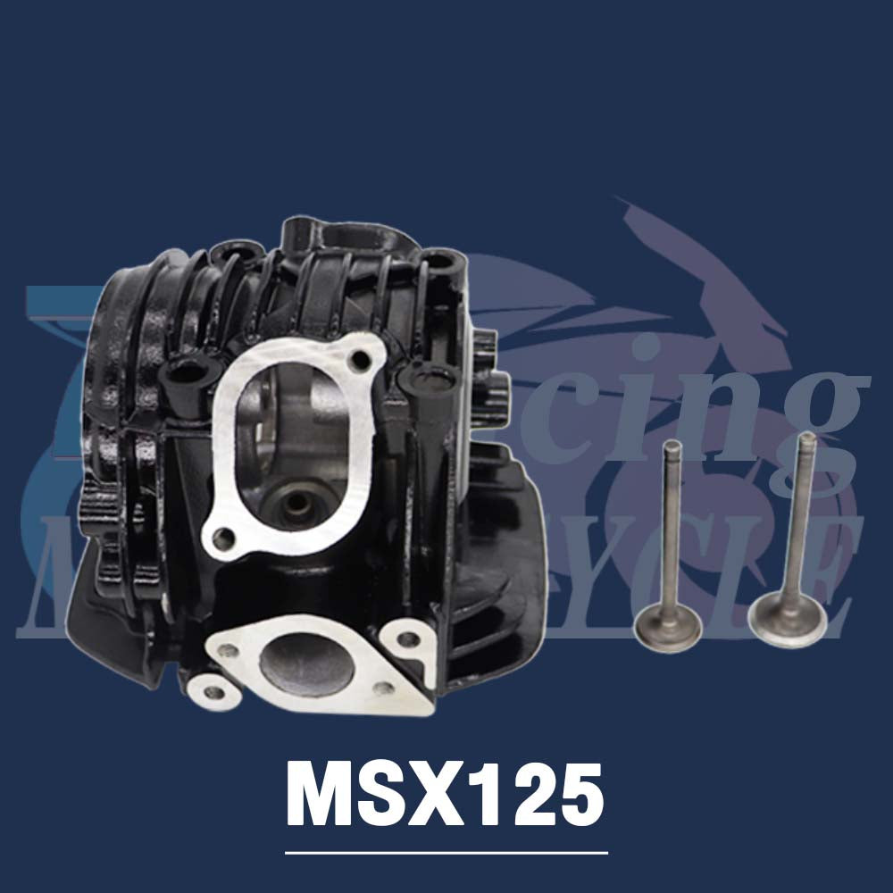 ฝาสูบMSX125 ไอเสีย มีวาล์ว 24/28 26/30 STD 3ขนาดให้เลือก สินค้ามาตรฐาน