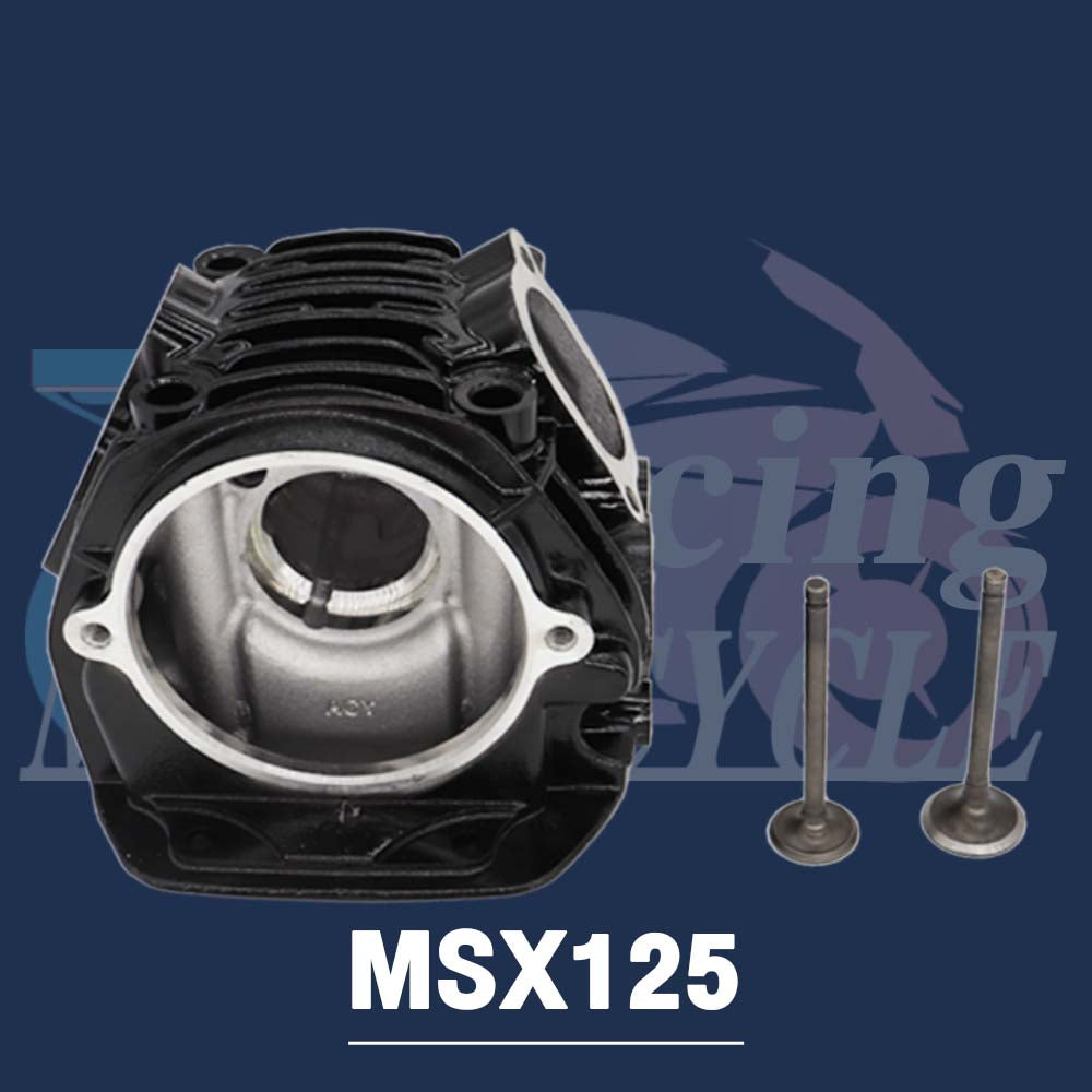 ฝาสูบMSX125 ไอเสีย มีวาล์ว 24/28 26/30 STD 3ขนาดให้เลือก สินค้ามาตรฐาน