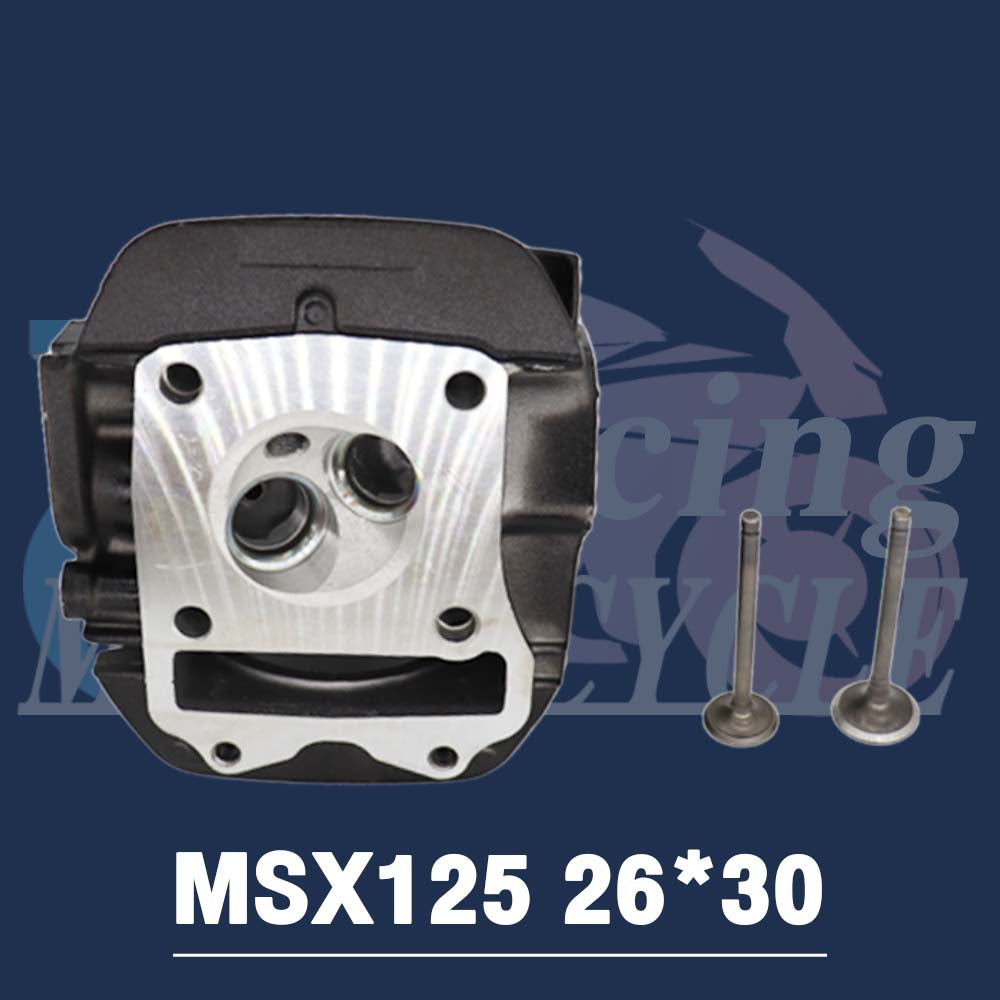 ฝาสูบMSX125 ไอเสีย มีวาล์ว 24/28 26/30 STD 3ขนาดให้เลือก สินค้ามาตรฐาน