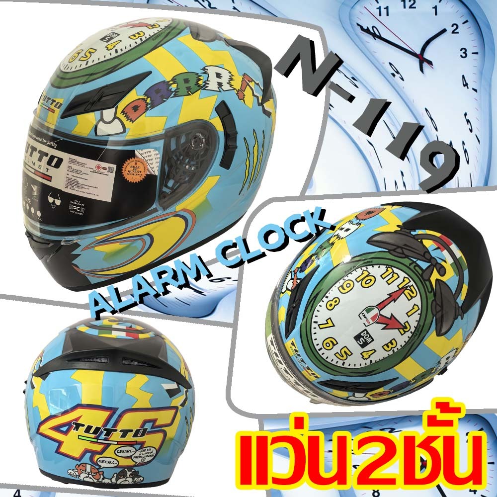 TUTTO K3 หมวกกันน็อค ฟอร์มช่าง ทรงช่าง แว่น2ชั้น | แถมฟรีชิวหน้า 200฿ รุ่นขายดี