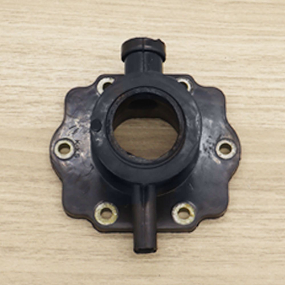 KR Carburetor Intake Manifold (long type, 2T) 38-42mm (rubber type) modified intake manifold for large carburetor, opening extends up to 42mm