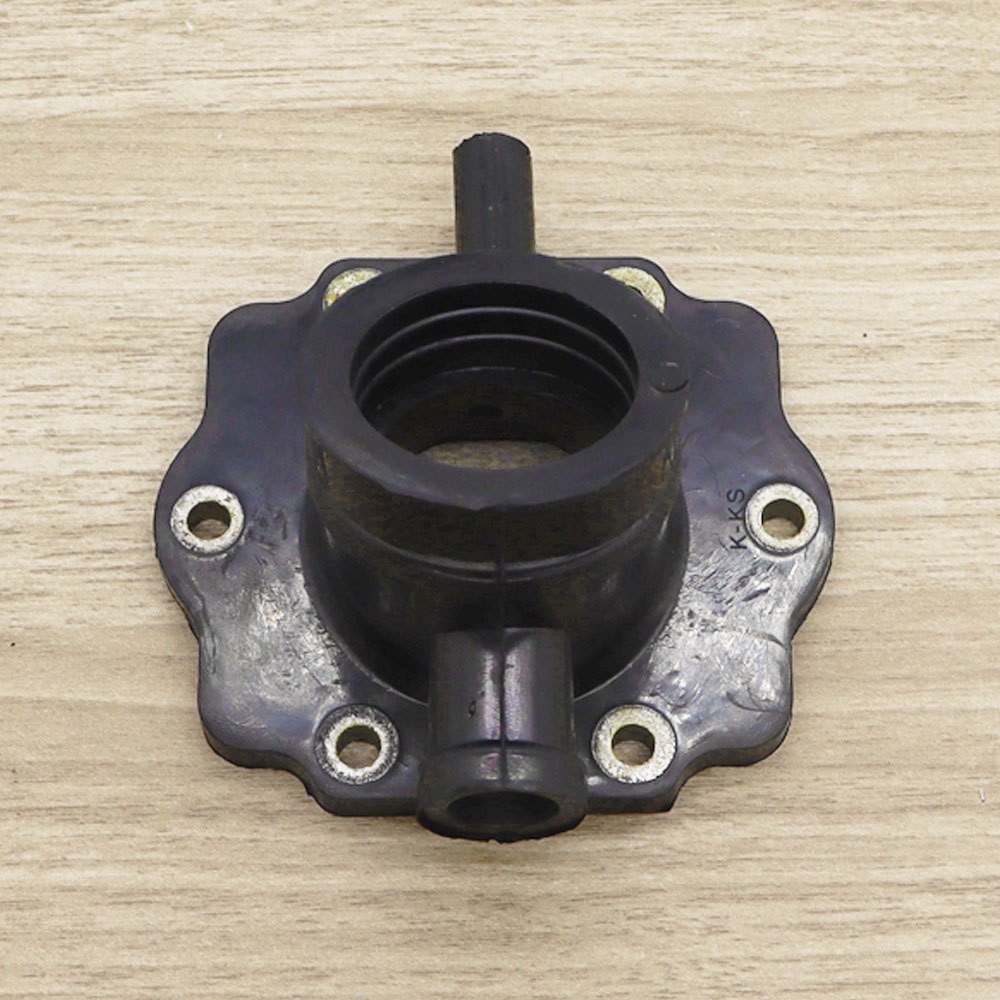 KR Carburetor Intake Manifold (long type, 2T) 38-42mm (rubber type) modified intake manifold for large carburetor, opening extends up to 42mm