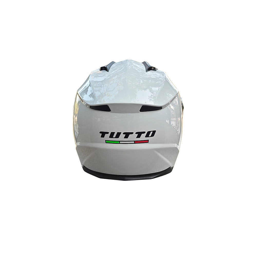 TUTTO 603 หมวกกันน๊อค หมวกกันน็อคแบบเปิดหน้า การประกันคุณภาพ กระจกคู่ HD ระบายอากาศได้ดี